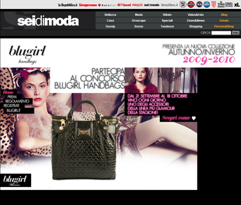 A.Manzoni & C. in collaborazione con Egolab New Media Company chiude con successo il Concorso online Blugirl Handbags.